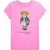 Polo Ralph Lauren Polo Bear-motif T-shirt In Laguna Pink