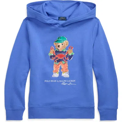 POLO RALPH LAUREN POLO RALPH LAUREN KIDS' POLO BEAR FLEECE GRAPHIC HOODIE