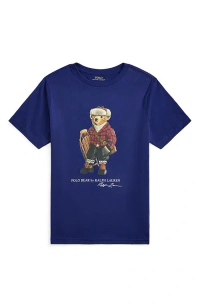 POLO RALPH LAUREN POLO RALPH LAUREN KIDS' POLO BEAR GRAPHIC T-SHIRT