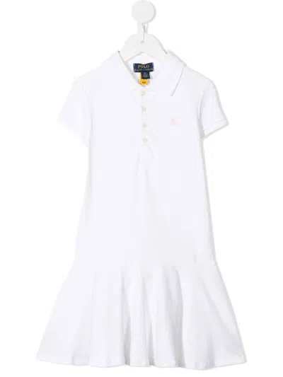 Polo Ralph Lauren Kids Polo Dress In White