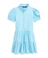Polo Ralph Lauren Short Sleeve Dress In Blue