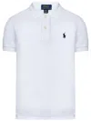 Polo Ralph Lauren White Polo Shirt For Kids With Pony Logo In White