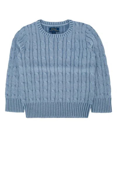 Polo Ralph Lauren Kids Polo Sweater In Blueheather