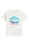 Polo Ralph Lauren Logo Cotton Jersey Tee In Deckwash White