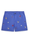 Polo Ralph Lauren Polo Prepster Embroidered Chino Short In Maidstone Blue