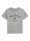 Polo Ralph Lauren Kids Printed T-shirt In Gray