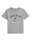Polo Ralph Lauren Kids Printed T-shirt In Gray