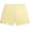 Polo Ralph Lauren Raw-hem Terry Short In Banana Peel
