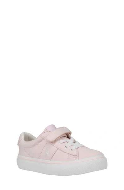 Polo Ralph Lauren Kids' Sayer Low Top Sneaker In Pale Pink