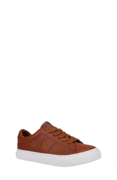 Polo Ralph Lauren Kids' Sayer Sneaker In Tan