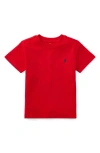 Polo Ralph Lauren Kids' Short Sleeve Cotton Jersey T-shirt In Red