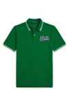 Polo Ralph Lauren Ralph Lauren Logo Cotton Mesh Polo Shirt In Green