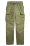 Polo Ralph Lauren Kids' Slim Fit Stretch Twill Cargo Pants In Green