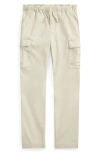 Polo Ralph Lauren Kids' Slim Fit Stretch Twill Cargo Pants In White