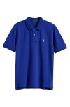Polo Ralph Lauren Kids' Solid Cotton Piqué Knit Polo In Blue