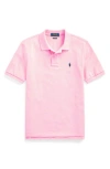 Polo Ralph Lauren Kids' Solid Cotton Piqué Knit Polo In Pink