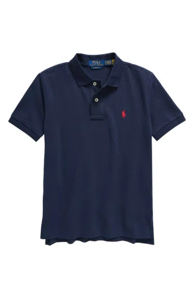 Polo Ralph Lauren Kids'  Knit Polo In Blu