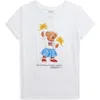 Polo Ralph Lauren Big Girls Polo Bear Cotton Jersey Tee