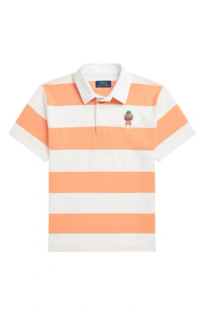 POLO RALPH LAUREN POLO RALPH LAUREN KIDS' STRIPE COTTON POLO