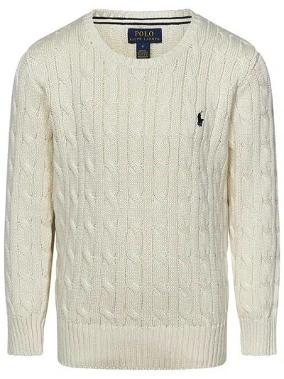 Polo Ralph Lauren Kids Sweater In White