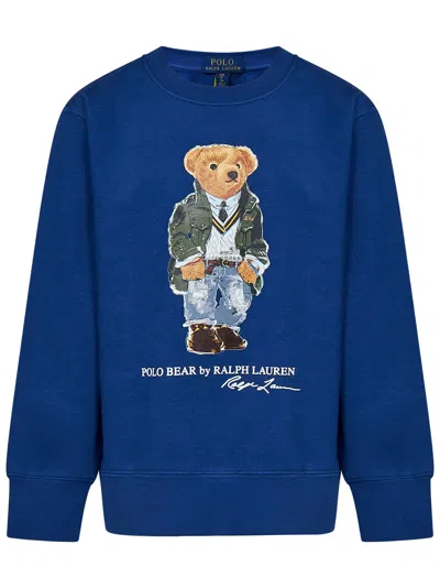 Polo Ralph Lauren Kids Sweatshirt In Blue