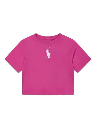 Polo Ralph Lauren Kids T-shirt In Pink