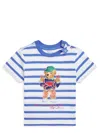 Polo Ralph Lauren Kids T-shirt In Blue