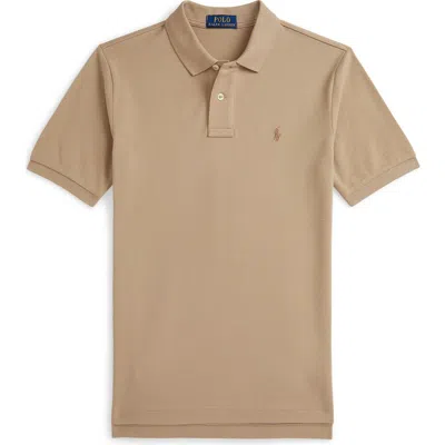 Polo Ralph Lauren Kids' The Iconic Mesh Polo In Brown