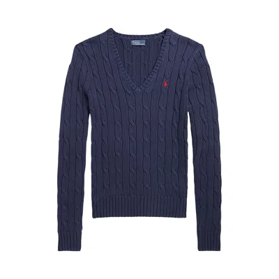 Pre-owned Polo Ralph Lauren Kimberly Long-sleeve Pullover 'hunter Navy'