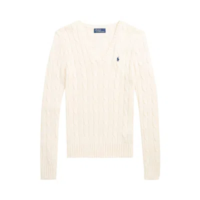 Pre-owned Polo Ralph Lauren Kimberly Long-sleeve Pullover 'parchment Cream'