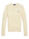 Polo Ralph Lauren "kimberly" Long Sleeves Pullover In Neutral