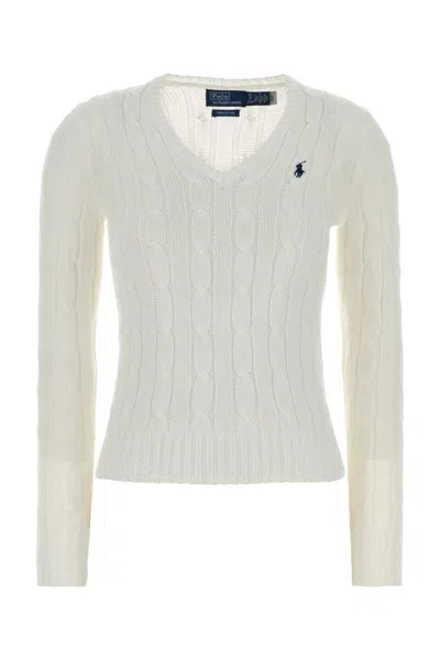 Polo Ralph Lauren Kimberly-long Sleeve-pullover In Neutral