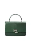 Polo Ralph Lauren Small Lizard Cross Body Bag In Grün