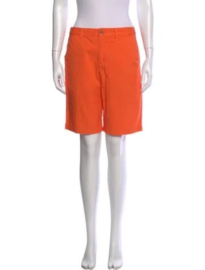 Pre-owned Polo Ralph Lauren Knee-length Shorts In Orange