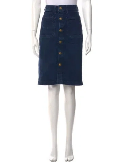Pre-owned Polo Ralph Lauren Knee-length Skirt In Blue