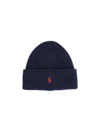 Polo Ralph Lauren Knit Beanie Hat In Blue