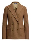 Polo Ralph Lauren "knit Blazer " Sport Blazer In Burgundy