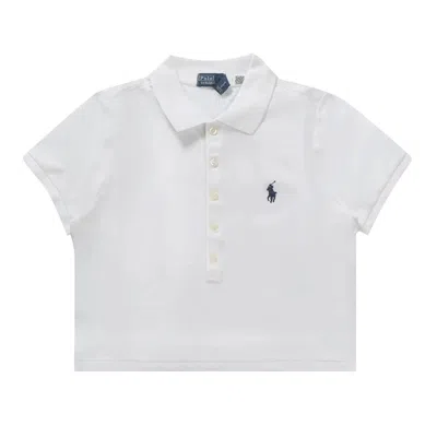 Pre-owned Polo Ralph Lauren Knit Collar Polo Shirt 'white' | Women's Size Xl