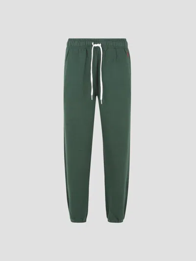 Polo Ralph Lauren Relaxed Fit Knit Jogger Pants With Cuffed Ankles In Green