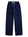 Polo Ralph Lauren Knit Open Bottom Sweatpants In Blue