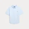 Polo Ralph Lauren Toddler & Little Boys Knit Oxford Short-sleeve Shirt In Office Blue