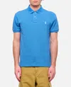 Polo Ralph Lauren Polo Pony-embroidered Piqué Polo Shirt In Blue