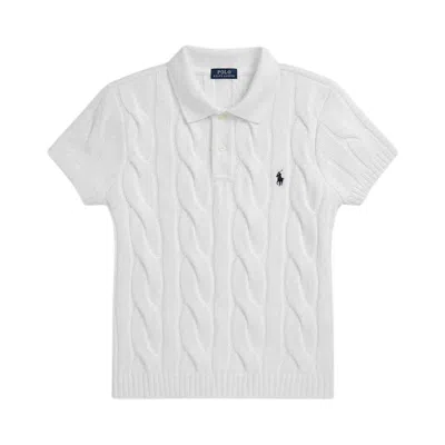 Pre-owned Polo Ralph Lauren Knit Polo 'white' | Women's Size Xs