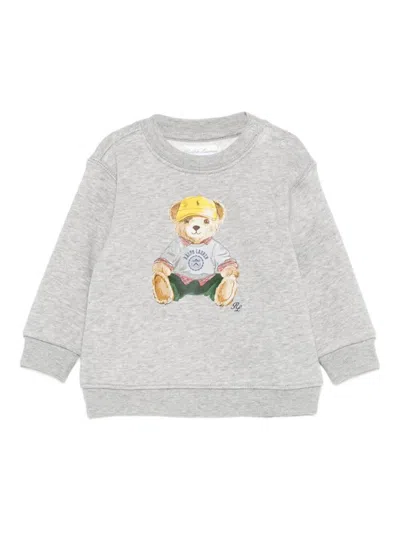 Polo Ralph Lauren Babies' Knit-pullover-sweatshirt In Gray
