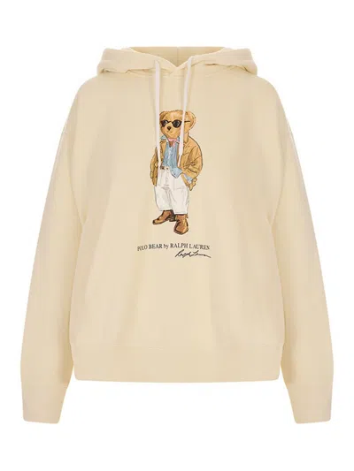 Polo Ralph Lauren Knit Pullover Sweatshirt In White
