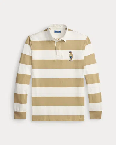 Polo Ralph Lauren Knit Rugby Pullover In Brown