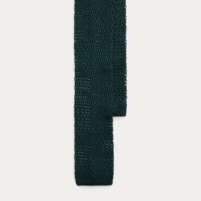 Polo Ralph Lauren Knit Silk Tie In Black