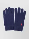 Polo Ralph Lauren Logo Gloves In Blue