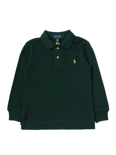 Polo Ralph Lauren Knit Top For Kids In Green