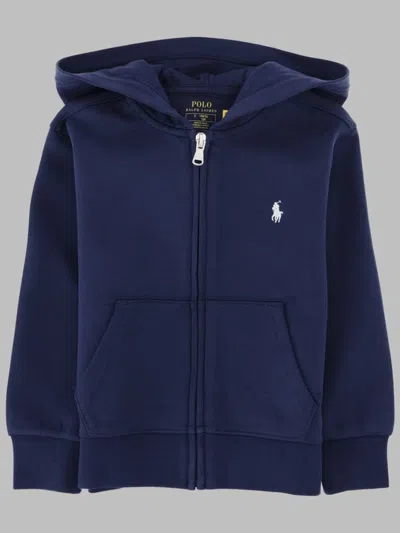 Polo Ralph Lauren Knit-pulloversweatshirt In Blue